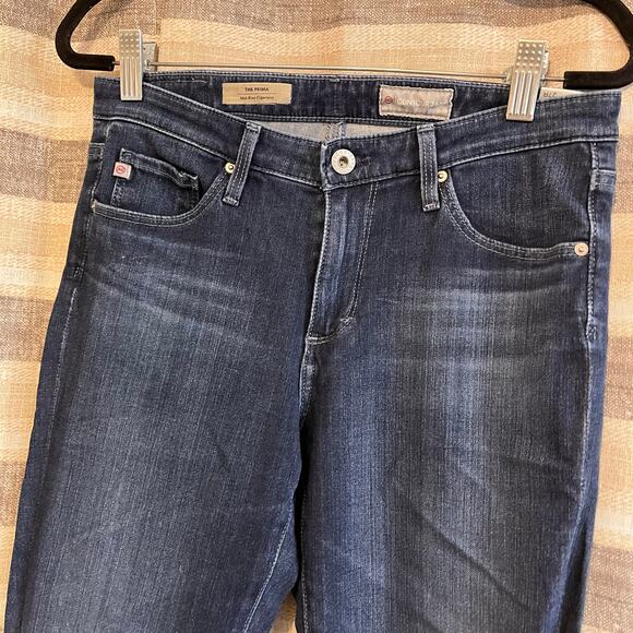 AG Adriano Goldschmied The Prima Mid Rise Cigarette Jeans Size 27 - Picture 3 of 7